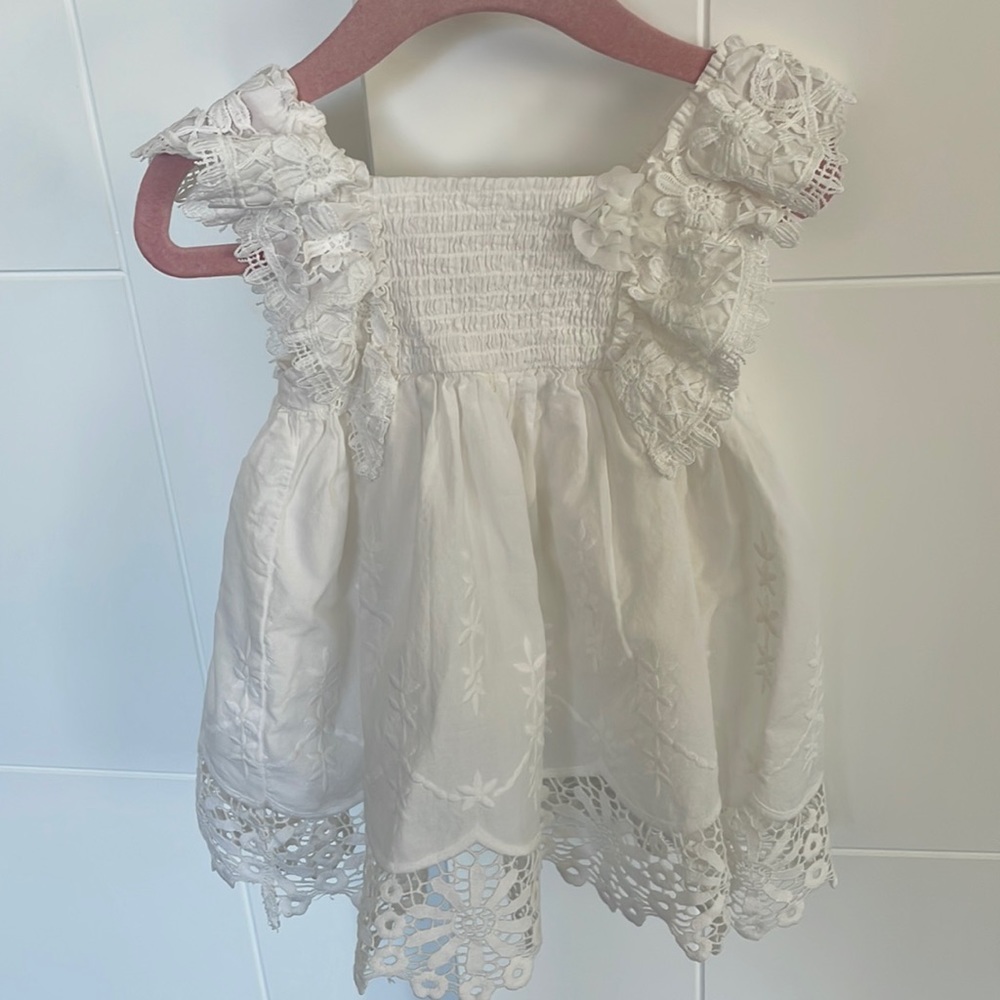 Baby Biscotti White Dress